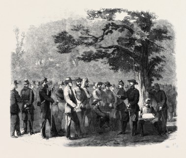 THE CIVIL WAR IN AMERICA: CONFEDERATE PRISONERS CAPTURED BY UNITED STATES' PICKETS BETWEEN FAIRFAX