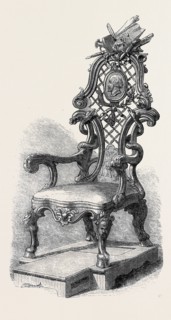 GARRICK'S SHAKSPEARE CHAIR, DESIGNED BY HOGARTH