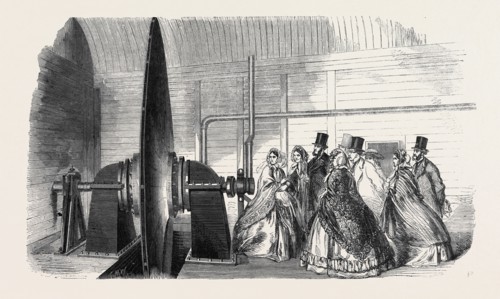 SECTION OF DISC IN THE ENGINE HOUSE; PNEUMATIC LETTER AND PARCEL CONVEYANCE