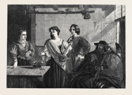 "FLORIZEL AND PERDITA," BY C.R. LESLIE, R.A., AT THE SOUTH KENSINGTON MUSEUM