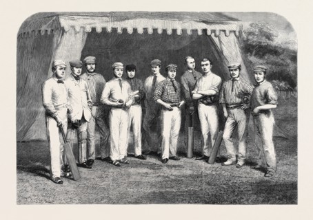 THE SURREY ELEVEN; W. MORTLOCK, T. LOCKYER, H.H. STEPHENSON, W. CAFFYN, G. GRIFFITH, E. DOWSON, ESQ