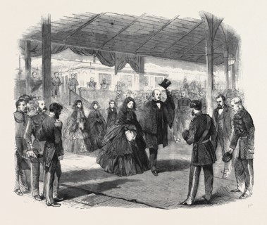 HER MAJESTY LANDING AT KINGSTOWN, THE QUEEN'S VISIT TO IRELAND