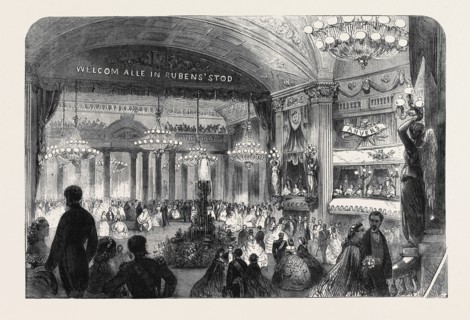 BALL GIVEN IN THE THEATRE AT ANTWERP ON THE OCCASION OF THE ARTISTIC CONGRESS RECENTLY HELD IN THAT