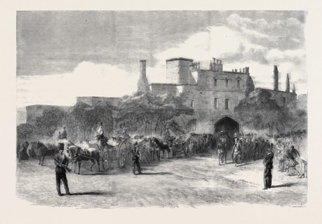 THE INSTALLATION OF LORD PALMERSTON AS LORD WARDEN OF THE CINQUE PORTS: ARRIVAL OF HIS LORDSHIP AT