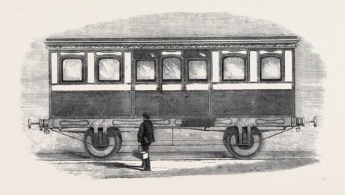 HER MAJESTY'S CARRIAGE ON THE LONDON AND NORTH-WESTERN RAILWAY