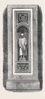 ROYAL HORTICULTURAL SOCIETY'S GARDENS, SOUTH KENSINGTON: STATUE OF JAMES WATT IN THE EASTERN