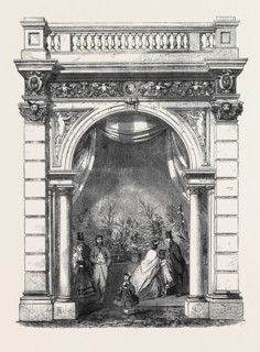 ROYAL HORTICULTURAL SOCIETY'S GARDENS, SOUTH KENSINGTON: ONE OF THE ARCHES OF THE NORTHERN ARCADE,