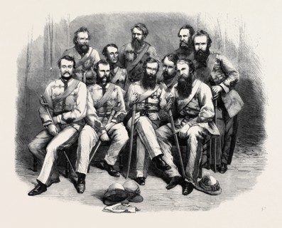 OFFICERS OF THE 1ST PUNJAUB VOLUNTEER RIFLE CORPS