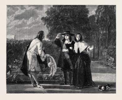 "WHO CAN THIS BE?" BY C.R. LESLIE, R.A., IN THE SHEEPSHANKS COLLECTION, SOUTH KENSINGTON MUSEUM
