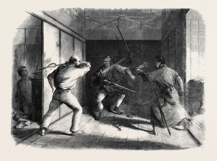 THE OUTRAGE ON THE BRITISH EMBASSY AT JEDDO, JAPAN: ATTACK ON MESSRS. OLIPHANT AND MORRISON