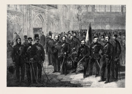 OFFICERS AND PRIVATES OF THE LONDON RIFLE VOLUNTEER BRIGADE