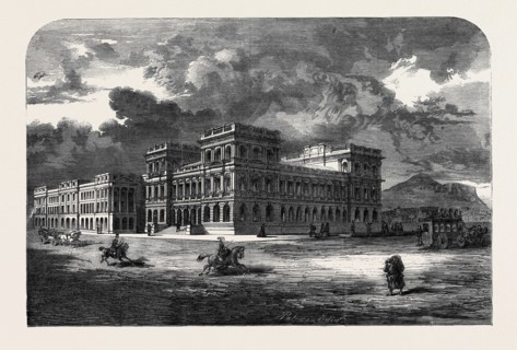 THE NEW GENERAL POST OFFICE, ABOUT TO BE ERECTED AT EDINBURGH