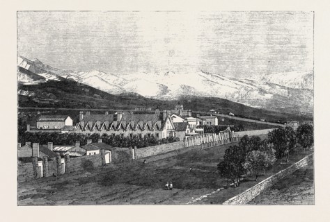 THE RESIDENCE OF BRIGHAM YOUNG AT THE GREAT SALT LAKE CITY, UTAH.