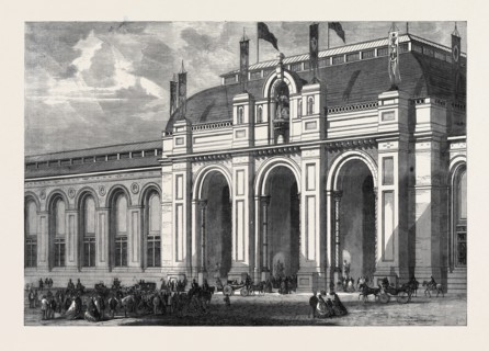 THE MAIN ENTRANCE OF THE INTERNATIONAL EXHIBITION BUILDING