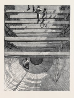 CONSTRUCTING THE INVERT FOR THE SOUTHERN HIGH LEVEL SEWER, LONDON MAIN DRAINAGE