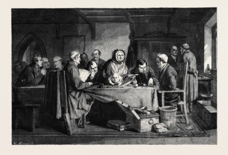"THE FOUNDLING," BY G.B. O'NEILL IN THE NATIONAL GALLERY, SOUTH KENSINGTON MUSEUM