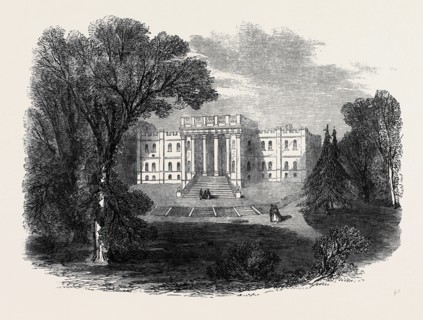 KIMBOLTON CASTLE, HUNTS, THE SEAT OF THE DUKE OF MANCHESTER, VISITED LAST WEEK BY THE PRINCE OF