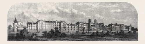 THE NEW BARRACKS FOR THE GUARDS AT CHELSEA, DECEMBER 21, 1861