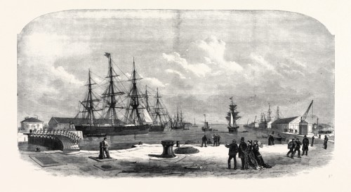 GENERAL VIEW OF THE NEW DOCKS AT MILLWALL, 1868