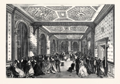 MR. AND MRS. DISRAELI'S ASSEMBLY AT THE NEW FOREIGN OFFICE, 1868