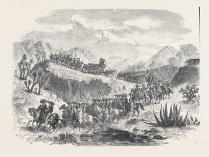 CONVEYING SILVER FROM THE MINES TO MEXICO, 1868