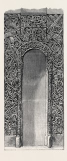 DOORWAY CARVED IN PINE WOOD (RUSSIAN), 1868