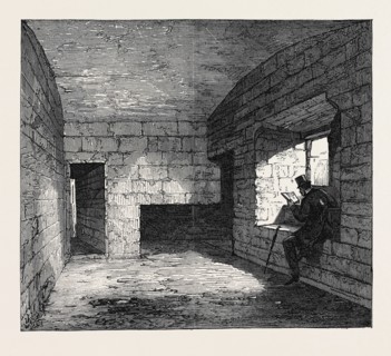 THE EAGLE TOWER, CARNARVON CASTLE, WHERE THE FIRST PRINCE OF WALES IS SAID TO HAVE BEEN BORN, 1868