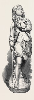 "THE BAFFLED HAWK," BY A. MUNRO, IN THE EXHIBITION OF THE ROYAL ACADEMY, 1868