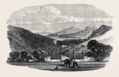 VIEW OF PORTO FERRAJO, FROM THE VILLA MARTINO, NAPOLEON'S RESIDENCE, ELBA, 1868