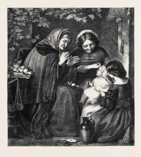 "OH, BLESS ITS LITTLE HEART!" BY ROBERT COLLINSON, IN THE EXHIBITION OF THE MANCHESTER ACADEMY OF