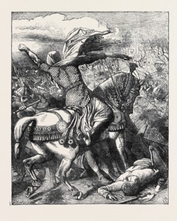 ILLUSTRATED EDITION OF "LALLA ROOKH": BATTLE SCENE FROM "THE VEILED PROPHET OF KHORASSAN"