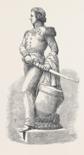 STATUE OF THE LATE SIR WILLIAM PEEL, K.C.B., IN GREENWICH HOSPITAL