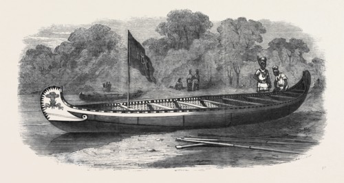 BIRCH-BARK CANOE PRESENTED TO HIS ROYAL HIGHNESS THE PRINCE OF WALES BY THE GOVERNOR OF THE