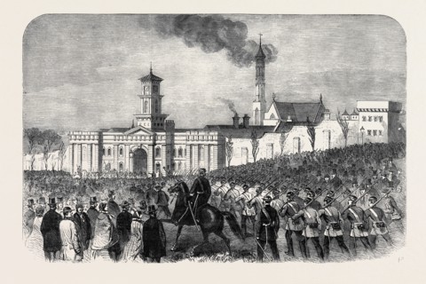 THE OUTBREAK AMONG THE CONVICTS AT CHATHAM: ST. MARY'S CONVICT PRISON: ARRIVAL OF THE MILITARY,