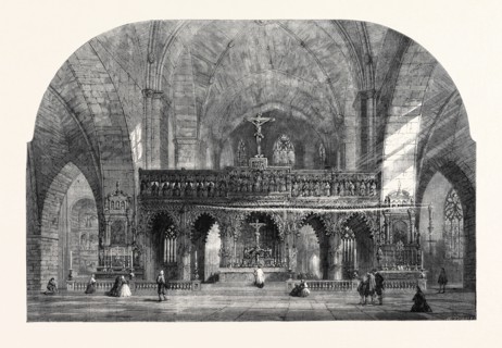 THE DOM, MÃúNSTER, WESTPHALIA," BY S. READ, IN THE EXHIBITION OF THE OLD WATER COLOUR SOCIETY, 1861