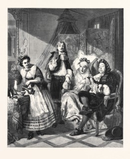 "LE MALADE IMAGINAIRE," BY A. SOLOMON, IN THE ROYAL ACADEMY EXHIBITION, 1861