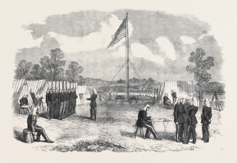 THE CIVIL WAR IN AMERICA: "MY HEADQUARTERS IN THE CAMP OF THE 2ND NEW YORK REGIMENT"