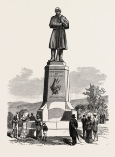 MARYLAND: THE MONUMENT AT THE NATIONAL CEMETERY, ANTIETAM, UNVAILED 17TH SEPTEMBER