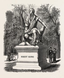 NEW YORK: BRONZE STATUE OF ROBERT BURNS, UNVAILED IN CENTRAL PARK, OCTOBER 2ND