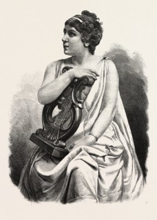 MADAME MARIE ROZE-MAPLESON, AS MARGHERITA IN THE OPERA OF MEFISTOFELE