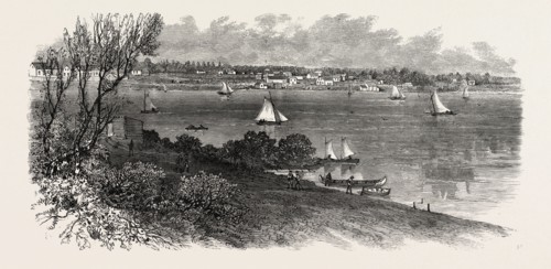 CANADA: VIEW FROM RAT PORTAGE, DISTRICT OF KEEWATIN, ON THE LINE OF THE NEW CANADIAN PACIFIC