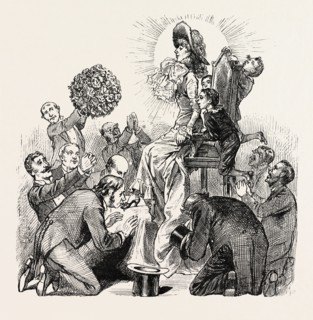 THE GODDESS OF THE HOUR, AND HER THREE LITTLE GRACES