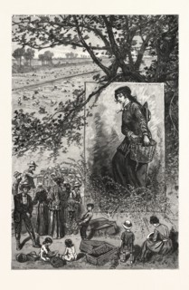 NEW JERSEY: PREPARING FOR THE THANKSGIVING DINNER, A SCENE ON A CRANBERRY BOG IN OCEAN COUNTY