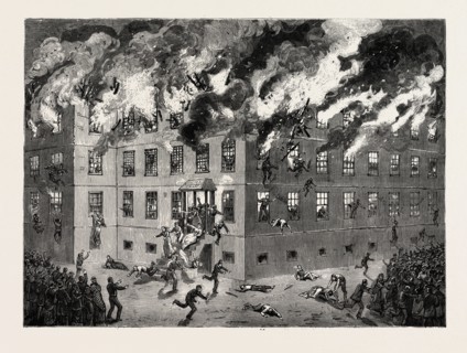 MINNESOTA: FATAL BURNING OF THE INSANE ASYLUM AT ST. PETER, NOVEMBER 15TH