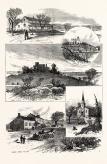NEW YORK: PICTURESQUE VIEWS AT INWOOD, THE PROPOSED SITE OF THE WORLD'S FAIR OF 1883.