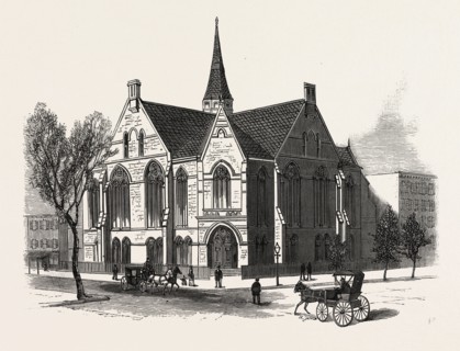 NEW YORK: NEW FIRST BAPTIST CHURCH ON PIERREPONT STREET, BROOKLYN