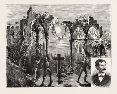 NEW YORK: ABBEY SCENE FROM BARTLEY CAMPBELL'S NEW PLAY, MY GERALDINE