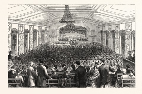 PENNSYLVANIA: THE PAN-PRESBYTERIAN COUNCIL, A MORNING SESSION IN HORTICULTURAL HALL PHILADELPHIA