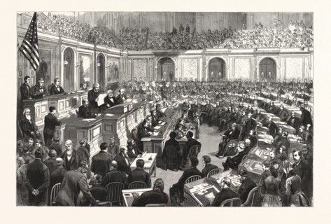 WASHINGTON D.C.: THE OFFICIAL COUNT OF THE ELECTORAL VOTES FOR PRESIDENT AND VICE-PRESIDENT, IN THE