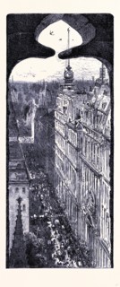 Broadway seen from the Trinity Church, Manhattan, New York, United States of America